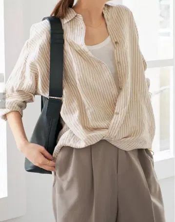 Spick and Span 80 린넨 카슈쿨 빅 셔츠
