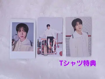 BTS 진 RUNSEOKJIN 티셔츠 혜택 트레이딩 카드 폴라로이드