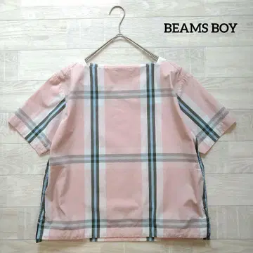 BEAMS BOY 빔즈 보이 빅 타탄 체크 바스크 셔츠