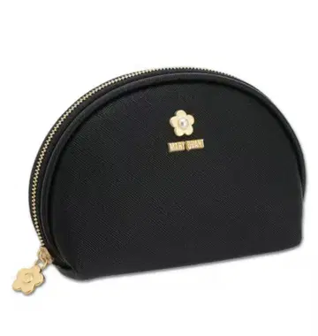 새상품 마리 콴트 MARY QUANT 사피아노 펄 라운드 파우치