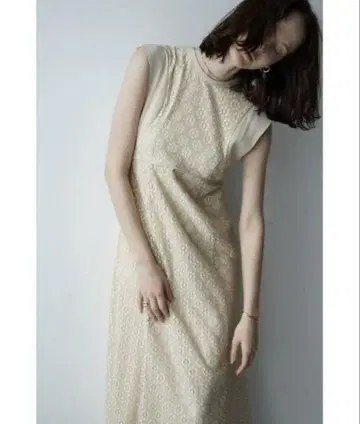 CLANE VINTAGE 레이스 커브 원피스