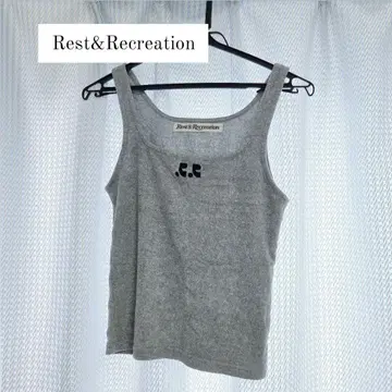 Rest & Recreation 테리 탱크탑 그레이 한국