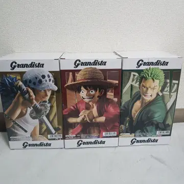 Grandista 피규어 루피 조로 트라팔가 로 3개 세트