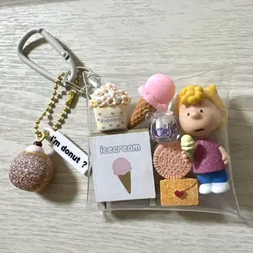 가챠 파우치 I'm donut? 스누피 샐리 아이스 핑크