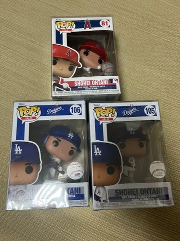 Shohei Ohtani funko pop 피규어 3종 세트
