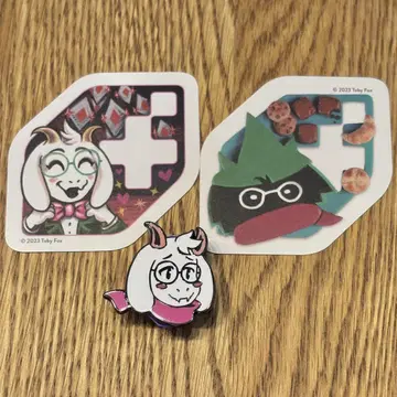 Deltarune Ralsey 핀 배지 Fangamer