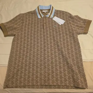 LACOSTE 라코스테 피케 셔츠 모노그램 자카드