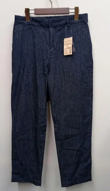 택 포함 새상품 무인양품 이지 테이퍼드 팬츠 스트레치 라이트 온스 데님