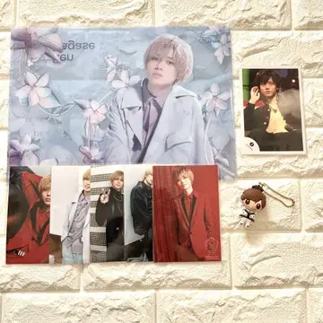 나가세 렌 PVC 키링 클리어 파일 사진