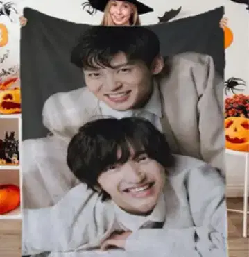 SnowMan 메구로 & 나니와단시 미치에다 담요