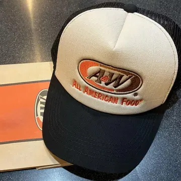 A&W 메쉬 로고 캡 블랙 [정품]