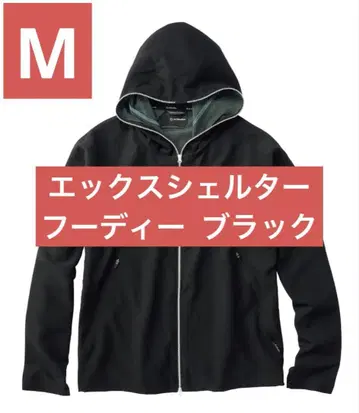 M 엑스 쉘터 더위 후디 블랙 워크맨 검정