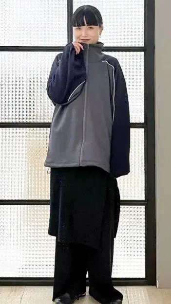 렙심 신품 미사용 택 포함 배색 BIG 자켓