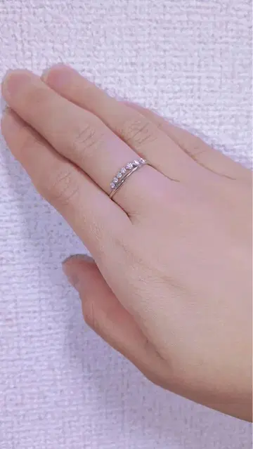 CUKE 다이아몬드 반지 플라티나 13호