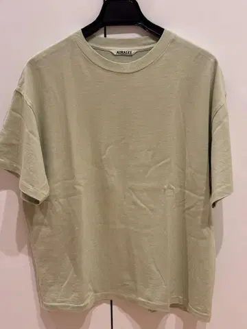 오라리 라이트 그린 반팔 티셔츠 size1
