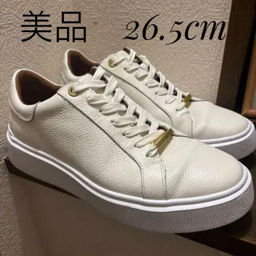 AOURE (아우르) DEVICE1 화이트 가죽 스니커즈 26.5cm