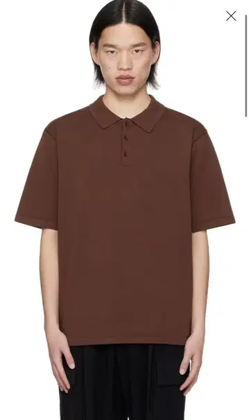 ATON 에이트 / NATURAL DYED POLO KNIT