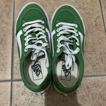 VANS 그린 로우 컷 스니커즈