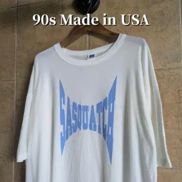 90년대 USA제 SASQUATCH RUSSELL 넘버링 티셔츠