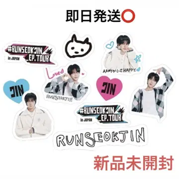 BTS 진 RUNSEOKJIN in JAPAN 스티커 세트