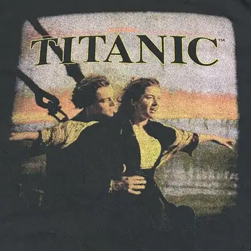 1997 TAITANIC 무비 티셔츠 레오나르도 디카프리오 90s