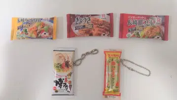 린가 햇 미니어처 나가사키 짬뽕 가챠가챠 식품 샘플 면류