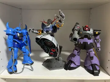 건담 프라모델 조립 완료 MG RG 3개