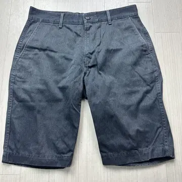 BEAMS 하프 팬츠 M 그레이 실측치수 W80