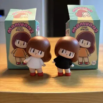 마무앙짱 화이트 블랙 피규어