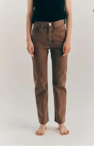 THE SHISHIKUI BASIC JEANS 브라운 23