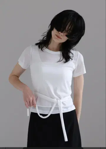 aere 레이어드 컷&소 티셔츠