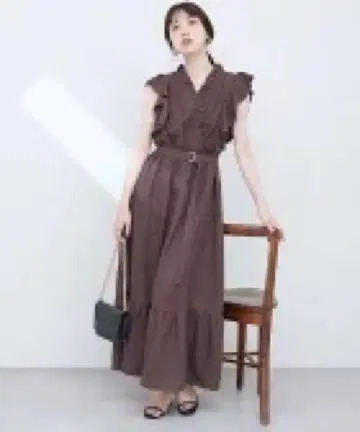 natural couture 프릴 카슈쿨 원피스