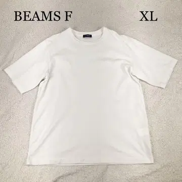 빔즈 코튼 크루넥 티셔츠 화이트 XL