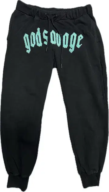 godsavage 블랙 스웨트 팬츠 L 사이즈