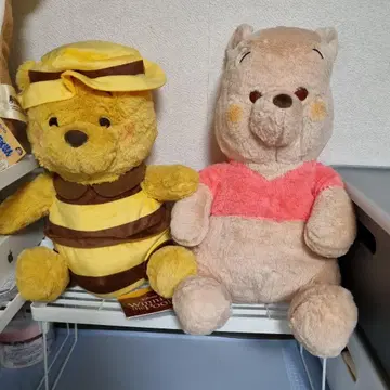 곰돌이 푸 2개 세트 판매 봉제 인형