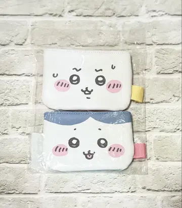 치이카와 (먼작귀) 2개 세트 파우치 하치와레 파우치