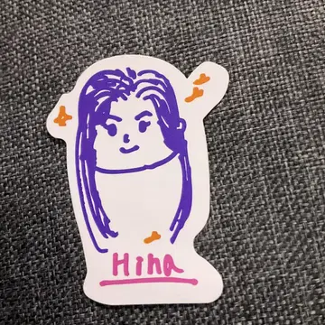 노기자카46 NOGI CAFE 노기 카페 스티커 가와바타 아키나