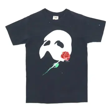 80s 빈티지 오페라의 괴인 티셔츠 뮤지컬 영화 무비 구제 의류