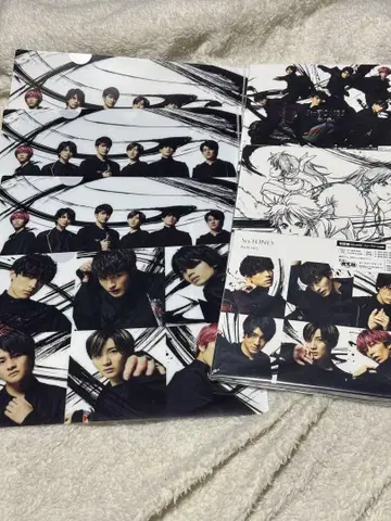 SixTONES NEWERA 3가지 형태 클리어 파일 세트