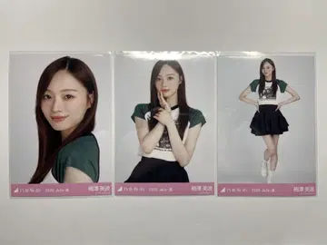 노기자카46 브로마이드 프릴 미니 스커트 우메자와 미나미 컴프
