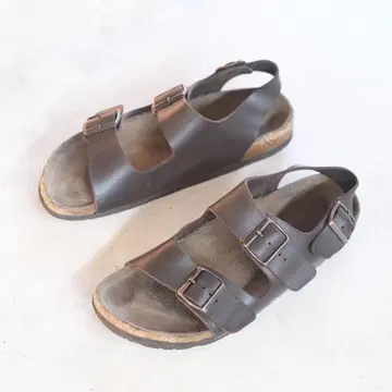 BIRKENSTOCK 버켄스탁 밀라노 41 브라운 27 샌들