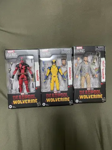 MARVEL LEGENDS 데드풀 울버린 헤드 수영장 로건