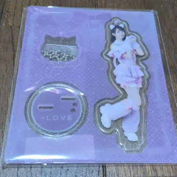 미개봉 새상품 사사키 마이카 라메 아크릴 스탠드 고양이 의상