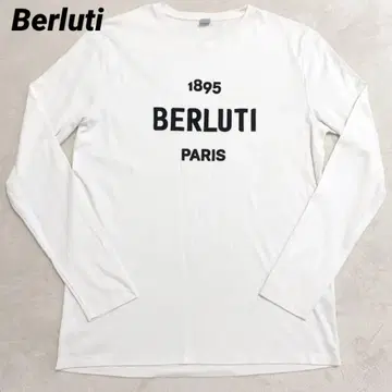 인기 디자인/L] 벨루티 빅 로고 롱 T 화이트 블랙 남성용