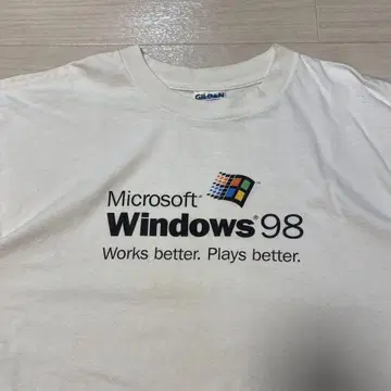 90년대 마이크로소프트 마이크로소프트 캠페인 프로모션 티셔츠