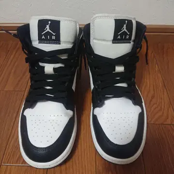Air Jordan 하이컷 스니커즈 화이트/블랙