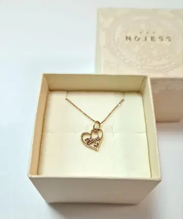 NOJESS 노제스 K10 다이아몬드 하트 참 목걸이