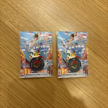 포켓몬 센터 라티오스 라티아스 로고 핀즈 핀 배지 후쿠오카 2개 세트