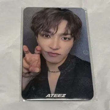 ATEEZ ATINY ZONE 양면 트레이딩 카드 홍준