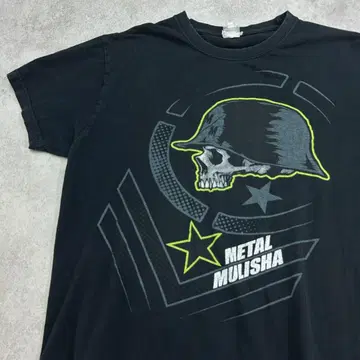 METAL MULISHA 메탈 마리샤 반팔 티셔츠 구제 의류 블랙 XL